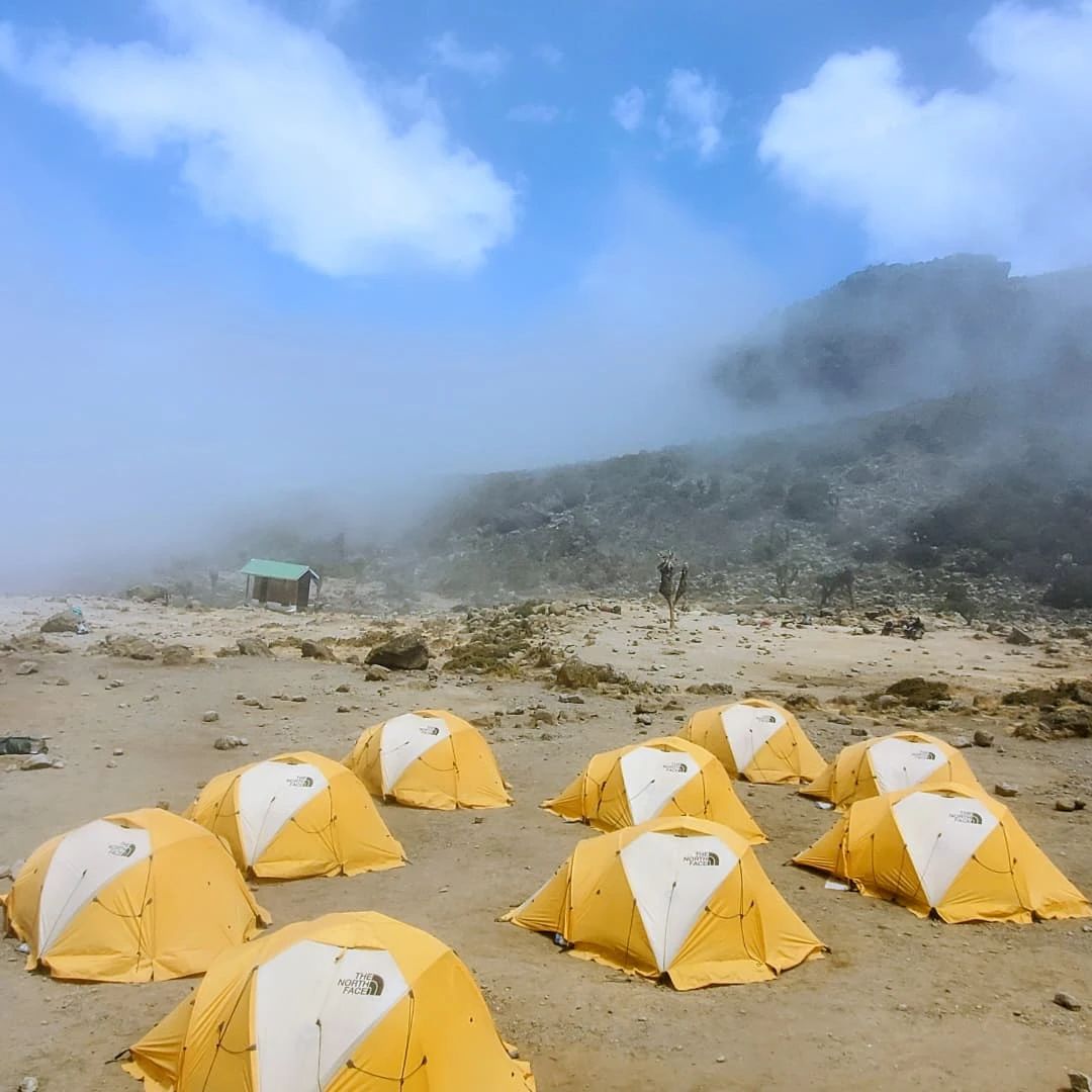 Quality mountain tents are provided for the group, with comfortable and reliable camping equipment throughout the trek.